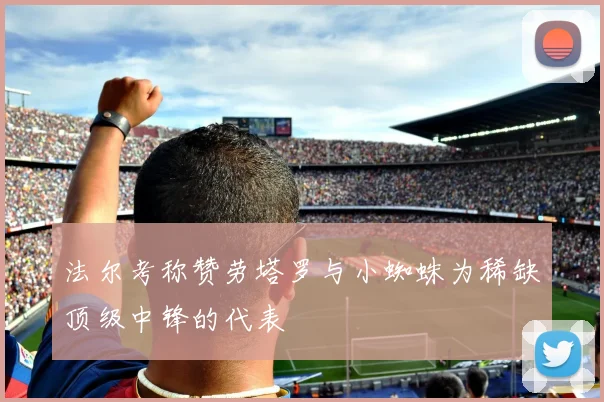 法尔考称赞劳塔罗与小蜘蛛为稀缺顶级中锋的代表