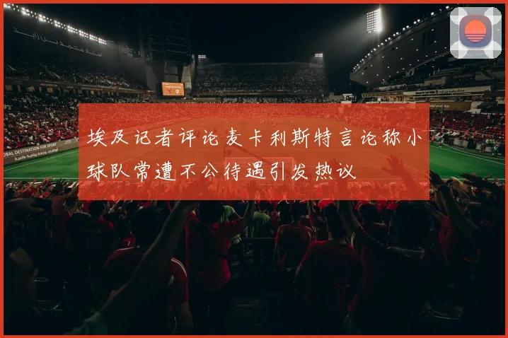 埃及记者评论麦卡利斯特言论称小球队常遭不公待遇引发热议